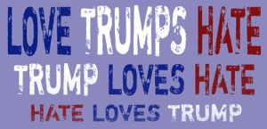 love trumps hate